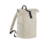 BagBase - Hochwertiges recyceltes Rolltop - PVC-frei für Damen und Herren - Reisen, Männer, Frauen, leicht, Sport - 100 % zertifiziertes recyceltes Polyester, Naturstein, Einheitsgröße
