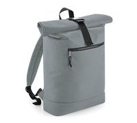 BagBase Kurierrucksack BG286 Recycelter Roll-Top Rucksack Pure Grey