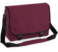 BagBase Messenger Tasche Umhängetasche BG21 burgundy 38 x 30 x 12 cm