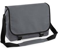 BagBase Messenger Tasche Umhängetasche BG21 graphite grey 38 x 30 x 12 cm