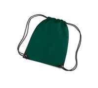 BagBase - Premium Gymsac Bottle Green, 33 x 45 cm