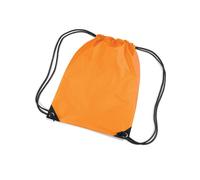 BagBase - Premium Gymsac Fluorescent Orange, 33 x 45 cm