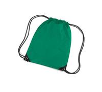 BagBase - Premium Gymsac Kelly Green, 33 x 45 cm