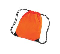 BagBase - Premium Gymsac Orange, 33 x 45 cm