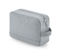 BagBase Recycled Recycled Essentials Wash Bag Kulturtasche Pure Grey