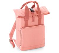 BagBase Roll-Top Rucksack mit Doppelgriff BG118 blush pink 28 x 38 x 12 cm