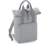BagBase Rucksack BG118 Roll-Top mit zwei Griffen Hellgrau 28 x 38 x 12 cm