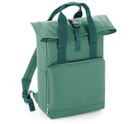 BagBase Rucksack BG118 – Roll-Top-Verschluss mit Doppelgriff – Salbeigrün