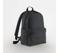 BagBase Rucksack Innentasche Seitentaschen gepolsterter Rücken Backpack Grau (Graphite)