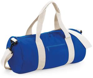 BagBase Runde Sporttasche Sport- und Reisetasche BG140 bright royal/off white 50 x 25 x 25 cm