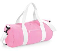 BagBase Reisetasche Original Barrel Bag BG140 50 x 25 x 25 cm Classic Pink/Off White