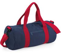 BagBase Runde Sporttasche Sport- und Reisetasche BG140 french navy/classic red 50 x 25 x 25 cm