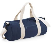 BagBase Reisetasche Original Barrel Bag BG140 50 x 25 x 25 cm French Navy/Off White