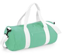 BagBase Runde Sporttasche Sport- und Reisetasche BG140 mint green/white 50 x 25 x 25 cm