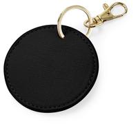 BagBase Schlüsselanhänger BG745 Boutique Kreis Ø 7 cm Schwarz