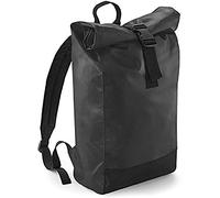 BagBase Rucksack Tarp Roll-Top BG815 – 15 l – 26 x 43 x 13 cm – Schwarz