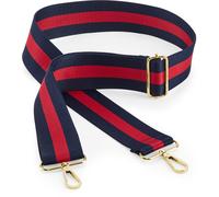 BagBase Taschengurt 'Boutique' Umhängetasche BG765 navy/red 127 x 5 cm