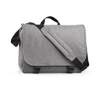 BagBase Unisex BG218GMAR zweifarbiger Digitaler Messenger, graumeliert, Größe M