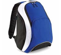 BagBase Unisex BG571BRBK Teamwear Rucksack, Bright Royal/Schwarz/Weiß, Bg571, Medium