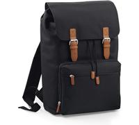 BagBase Laptop-Rucksack Vintage BG613 30 x 46 x 17 cm Schwarz M