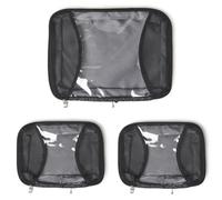 Baggallini Unisex-Erwachsene (nur Gepäck) 2 Med + 1 Large Compression Cube Kompressionswürfel, 3-teiliges Set, leichte Kompressions-Verpackungswürfel für Reisen, Midnight Blossom