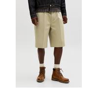 Baggy Fit Chino Shorts M Beige
