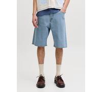 Baggy Fit Jeans-shorts M Blau