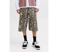 Baggy Fit Shorts M Grün
