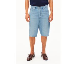 BAGGY HANF-MIX JEANS-SHORTS | TENCEL™ Lyocell-Mix - blau (29)