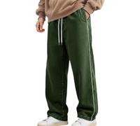 Baggy Jeans Herren Jeanshose Weit Freizeithose Loose Fit Straight Hosen Modern Jeansoptik Jeanshose Gewaschene Bequeme Cargojeans Regular Fit Basic Sportjeans Outdoorhose