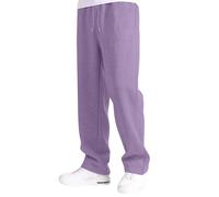 Baggy Jogginghose Kinder, Jungs - Grau Sweatpants Weites Bein Y2K Sweathose Elastisch Trainingshose Streetwear Jogger Hose Bequem Jungen Lässig Lounge Lila 170