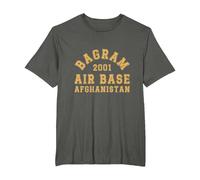 Bagram Air Base, Afghanistan, 2001, US-Militär im Vintage-Stil T-Shirt, Herren Große Größen, Anthrazit, 4X Tall