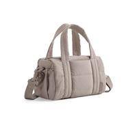 bagsmart Mini Damen Umhängetasche Sporttasche Damen, crossbody bag damen, 5L gesteppte Sporttasche für Wochenende/Schwimmen, Sandbraun