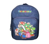 Bagtrotter 31 cm Rucksack mit Kindergartenfach Super Mario Blau