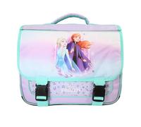Bagtrotter - Die Schneekönigin - Frozen - Disney - Schulranzen 38cm - Violett - 2 Fächer - 1 Deckeltasche - Gepolsterte Schulterriemen - Verstärkter Boden - Gepolsterter Rücken - Umkehrbare