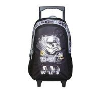 Bagtrotter Disney Star Wars Rucksack mit Rollen, Schwarz