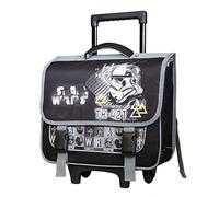 Bagtrotter Disney Star Wars Schulranzen mit Rollen, 38 cm, Schwarz, Schwarz