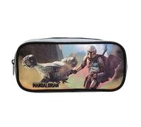 BAGTROTTER Federmäppchen, rechteckig, Star Wars/The Mandalorian, Schwarz/Grau