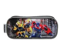 Bagtrotter Hasbro Transformers Federmäppchen, 2 Fächer, Grau