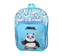 Bagtrotter - Kung Fu Panda - Schulrucksack 31 cm - Blau - 1 Fach mit Reißverschluss - 1 Reißverschlusstasche - Gepolsterte Schultergurte - 24x8x31 cm - Material Polyester - Schulrucksack