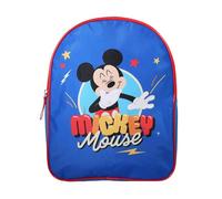 Bagtrotter - Mickey - Schulrucksack Snacks 31 cm - Blau - Jungen - 1 Fach mit Reißverschluss - Gepolsterte Schultergurte - 25x11x32 cm - Material Polyester - Schulrucksack Kindergarten