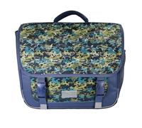 Bagtrotter - Phileas - Haie - Schulranzen 38cm - Marine - 2 Fächer - 1 Deckeltasche - 1 Flaschentasche - gepolsterte Schulterriemen - verstärkter Boden - gepolsterter Rücken - 38x13x34cm -