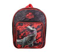Bagtrotter Rucksack 31 cm mit Kindergartentasche Jurassic World Dinosaurier Schwarz