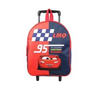 Bagtrotter Rucksack mit Rollen 31 cm Kindergarten Disney Cars Rot und Blau