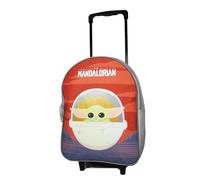 Bagtrotter Star Wars/The Mandalorian Baby Yoda Rucksack mit Rollen 31 cm Grau