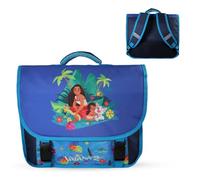 Bagtrotter - Vaiana - Disney - Schulranzen 38cm - Dunkelblau - 2 Fächer - 1 Deckeltasche - gepolsterte Schulterriemen - verstärkter Boden - gepolsterter Rücken - 38x13x34cm - Material Polyester -