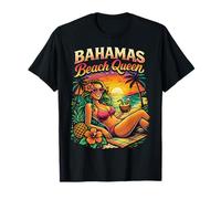 Bahamas Beach Queen Sommer Urlaub Tee Urlaub Ozean Vibes T-Shirt