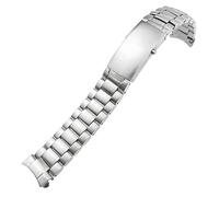 BAHDB 18 mm 316L Edelstahl-Uhrenarmbänder für Omega Speedmaster 007 Seamaster 300 AT150 Planet Ocean Speedmaster Uhrenarmband 20 mm(3 beads,18mm)