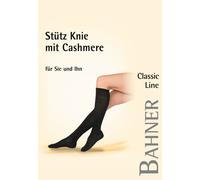 Bahner Classic Line Cashmere Stützkniestrumpf 1 Paar | 44-46 (XL) | Dunkelbraun (BA-0018)