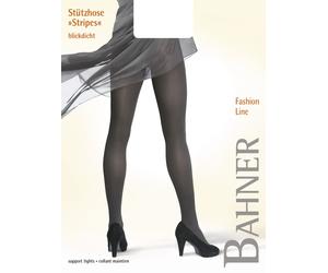 Bahner Fashion Line Stripes Stützhose 1 Stück | 40-42 (M) | Schwarz (BA-0008)
